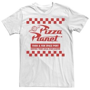 Disney Pixar's Toy Story Pizza Planet Box Tee Shirt Crewneck Short‎ Sleeves M